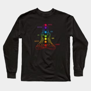 7 Chakra Female - Descriptive Words - BBG 10 Long Sleeve T-Shirt